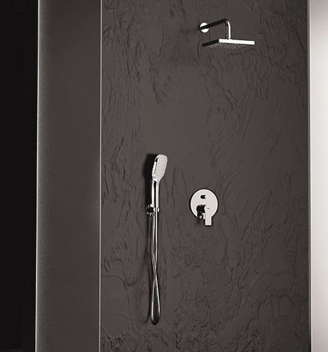 Wall-mounted shower set - RX615ZSD20 - DANIEL RUBINETTERIE - recessed wall / contemporary / for hotel
