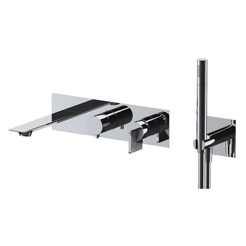 Bathtub mixer tap - ANR710D2 - DANIEL RUBINETTERIE - wall-mounted / built-in / brass