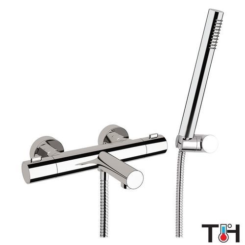 Shower mixer tap - XF610 - DANIEL RUBINETTERIE - wall-mounted / thermostatic / copper