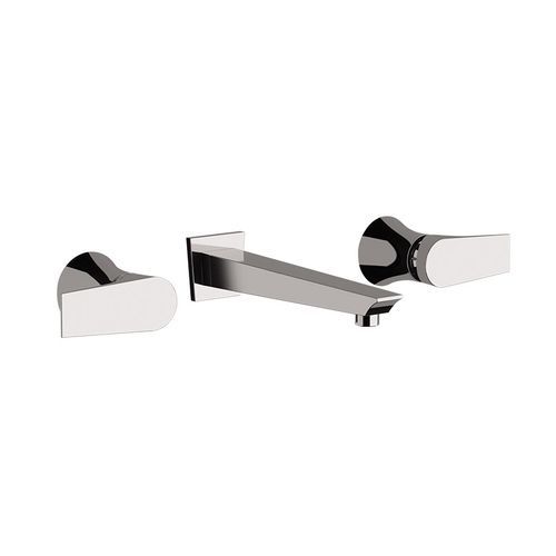 Double-handle washbasin mixer tap - DV5022 - DANIEL RUBINETTERIE - built-in / chromed metal / brass