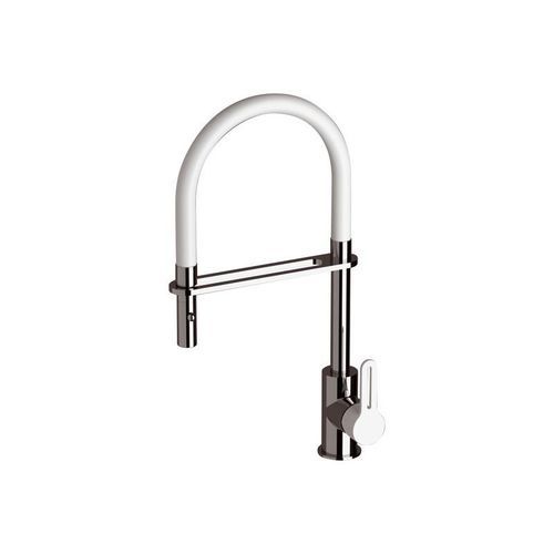 Deck mounted mixer tap - SR246 - DANIEL RUBINETTERIE - chromed metal / kitchen / 1-hole
