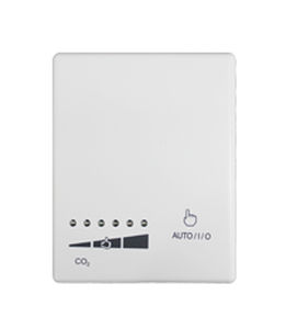 Carbon dioxide detector - SEN-CO2 - AERAULIQA SRL - wall-mounted / white