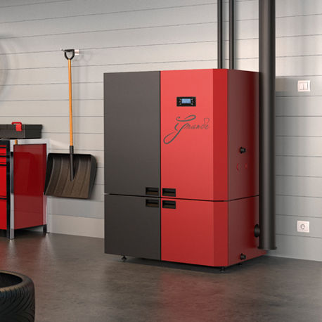 Pellet boiler - GRANDE - Alfa-Plam  a.d. - residential / indoor