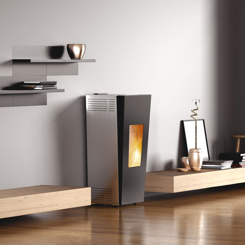 Pellet heating stove - FORMA EASY  - Alfa-Plam  a.d. - 7.5 kW / contemporary / sheet metal