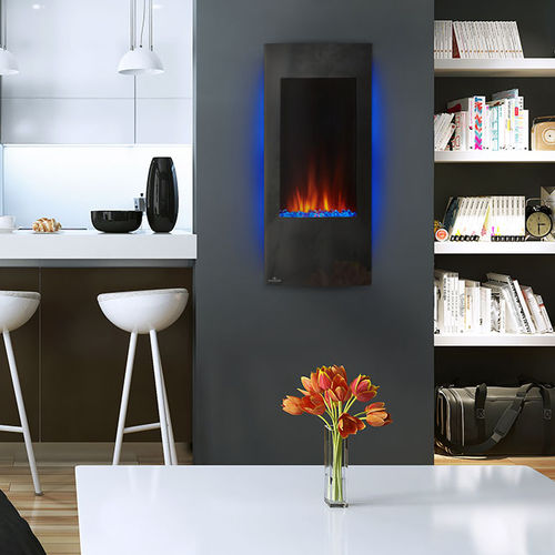 Electric fireplace - NEFV38H - Napoleon Fireplaces - wall-mounted / Single-sided / closed hearth