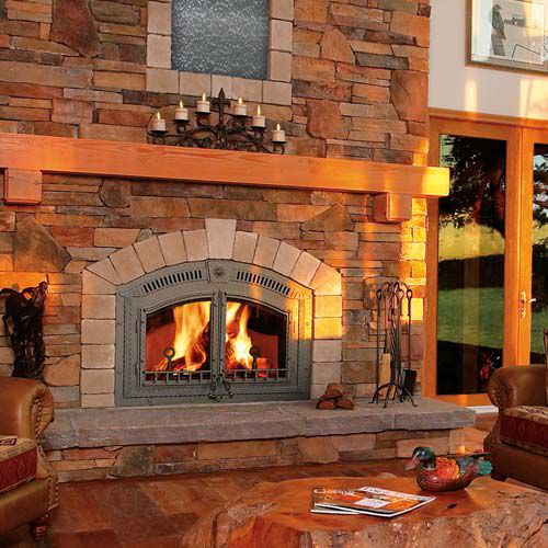Wood-burning fireplace - NZ6000-1 - Napoleon Fireplaces - free-standing / Single-sided / closed hearth
