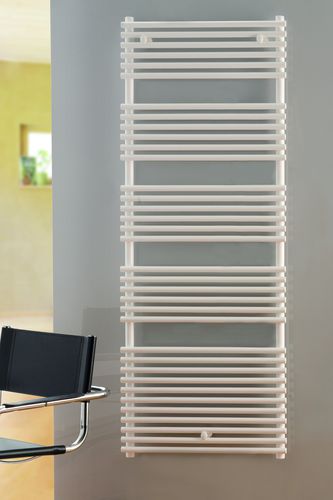 Hot water towel radiator - FONTANUS - EUCOTHERM - contemporary / metal / white
