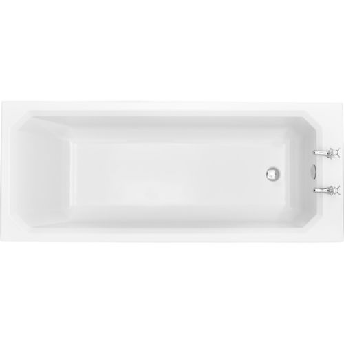 Acrylic bathtub - BGDW1770S - HERITAGE BATHROOMS - white