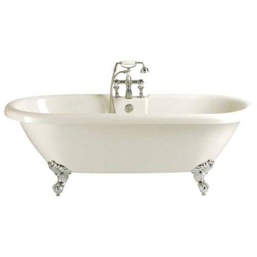 Oval bathtub - BBOFSW00 - HERITAGE BATHROOMS - with legs / acrylic / double