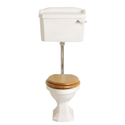 Free-standing toilet - PGRW0L & PGRW01LF - HERITAGE BATHROOMS - ceramic / with high tank / traditional
