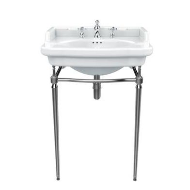 Chrome washbasin stand - WSABVIC - HERITAGE BATHROOMS