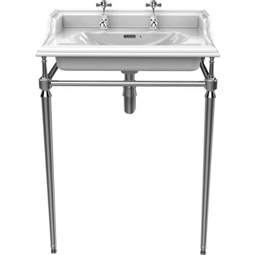 Chrome washbasin stand - WSABDOR - HERITAGE BATHROOMS