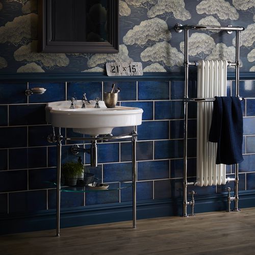 Chrome washbasin stand - WSABCLA - HERITAGE BATHROOMS