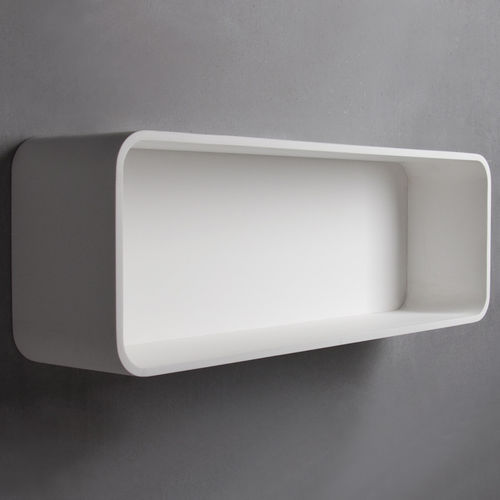 Wall-mounted shelf - 284229 SOLIDTONDO 90 - IDEAVIT B.V - contemporary / Solid Surface / commercial