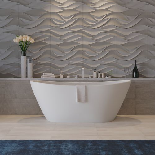 Oval bathtub - 278614  SOLIDSEAL - IDEAVIT B.V - freestanding / Solid Surface / contemporary