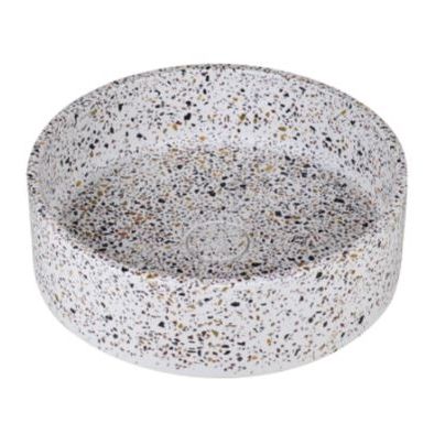 Free-standing washbasin - 290296-E5 IDEA.ORA-E5 - IDEAVIT B.V - terrazzo / round / without hole