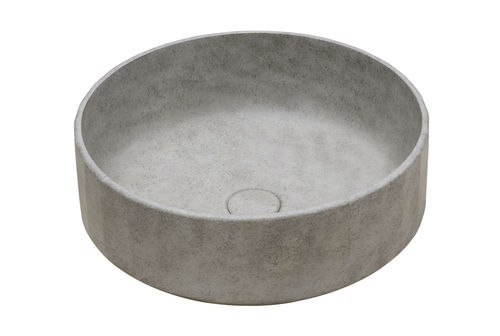 Free-standing washbasin - 290293-D1 IDEA.LIXIR-D1 - IDEAVIT B.V - concrete / round / without hole