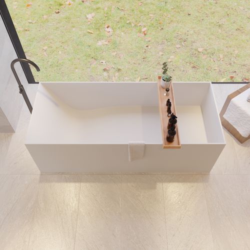 Freestanding bathtub - 278612 SOLIDSTAR-180 - IDEAVIT B.V - professional / Solid Surface / contemporary
