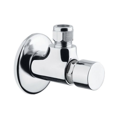 Shower mixer tap - MODERN: 08120-15 - IDRAL SPA - wall-mounted / self-closing / chrome-plated brass