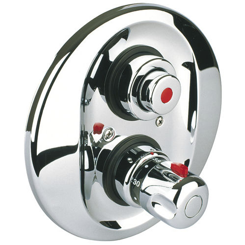 Shower mixer tap - CLASSIC: 09015 - IDRAL SPA - wall-mounted / thermostatic / self-closing