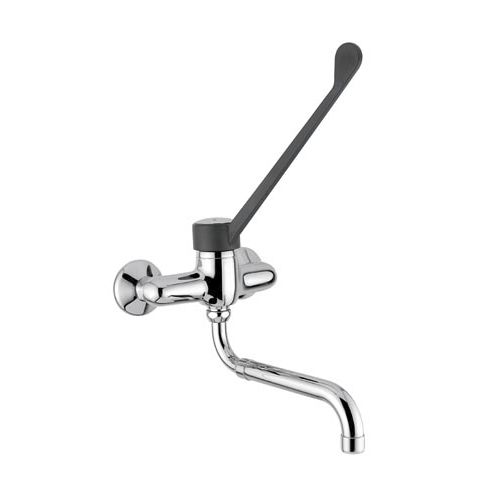 Wall-mounted mixer tap - 09488 - IDRAL SPA - metal / kitchen / 2-hole