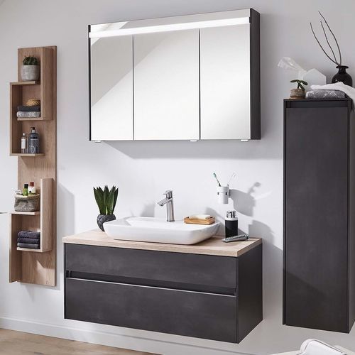 Double washbasin cabinet - PRONTO - Laguna Badwelten - wall-hung / MDF / contemporary