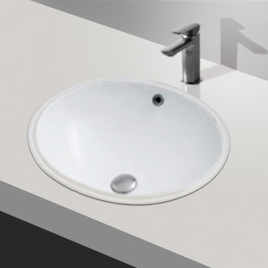 Built-in washbasin - OVAL: C50339 - PALAZZANI.EU Srl - ceramic / oval / contemporary
