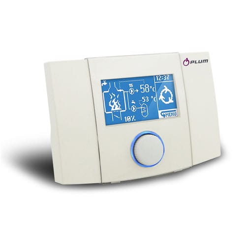 Wall-mounted heating controller - ECOKOM - PLUM Sp. z o.o. - for fireplaces