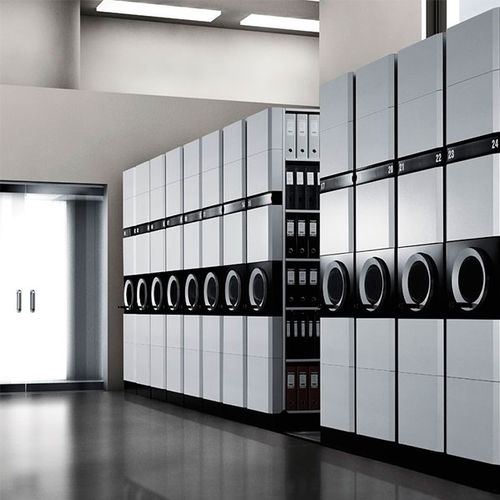 Storage mobile shelving - SHADE - Bruynzeel Storage Systems - for office / archival / manual