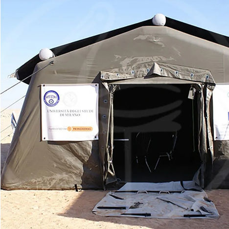 Shelter inflatable structure - FT SRL - PLASTECOMILANO - with PVC membrane / for medical use
