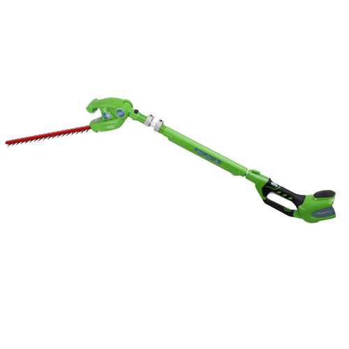 greenworks battery powered hedge trimmer