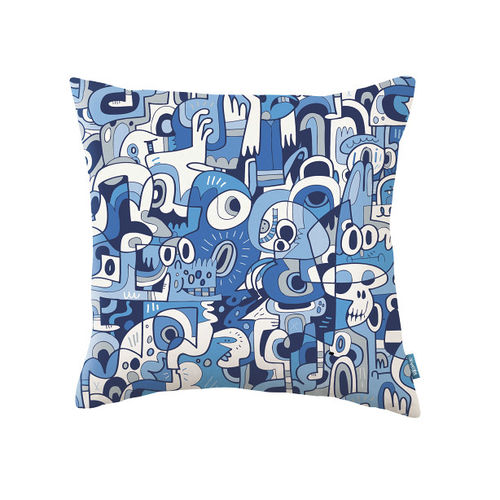 Square cushion - FROOTY TOOTY  - Kirkby Design - patterned / cotton