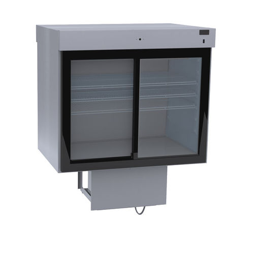 Shelf refrigerated display case - F5 - Delfield - upright / for shop / stainless steel