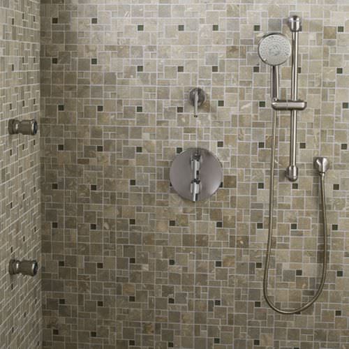 Wall-mounted shower set - COMPLETE - AMERICAN STANDARDS - contemporary / with hand shower