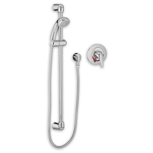 Wall-mounted shower set - FLOWISE - AMERICAN STANDARDS - contemporary / for hotel / with hand shower