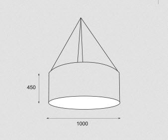 Pendant lamp - SIMPLICITY : 6920 - Massmi Iluminación - fabric / contemporary / corded