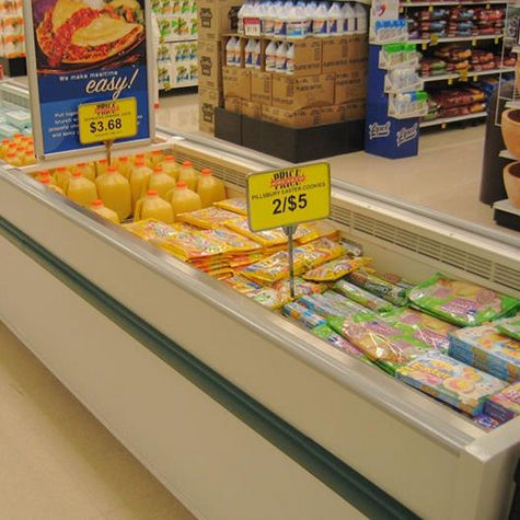 Island refrigerated display case - FN - Hussmann - for shop / for frozen food