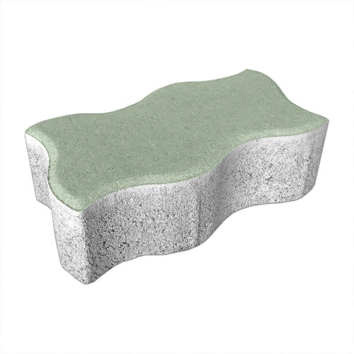 Concrete paver - INTERLOCK ONDA - A Cimenteira do Louro - outdoor / matte / pedestrian