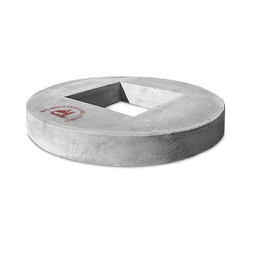 Reinforced concrete manhole cover - NORMAL & REINFORCED - A Cimenteira do Louro - round / prefab