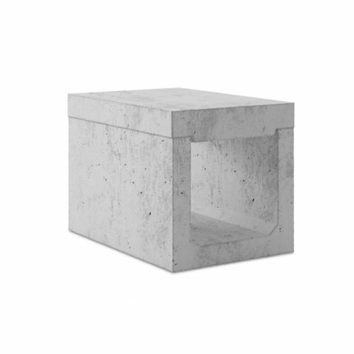 Concrete drainage channel - A Cimenteira do Louro - for public spaces / rainwater / safety