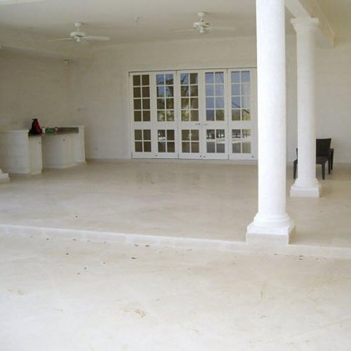 Limestone tile - FÁTIMA CREAM - dimpomar - Natural Stone from Portugal and Around - polished / brushed / bush hammered