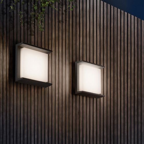 Contemporary wall light - ALU - Zafferano Srl - outdoor / cast aluminum / polycarbonate