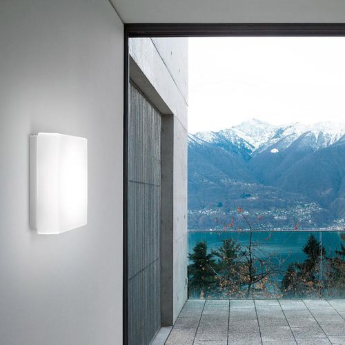 Contemporary wall light - CAORLE - Zafferano Srl - indoor / blown glass / painted metal
