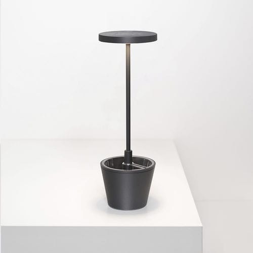 Table lamp - POLDINA REVERSO - Zafferano Srl - portable / aluminum / ceramic