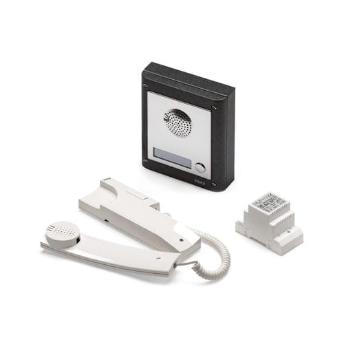 White audio door intercom - 4K - Videx Electronics S.p.A. - black / built-in / interior