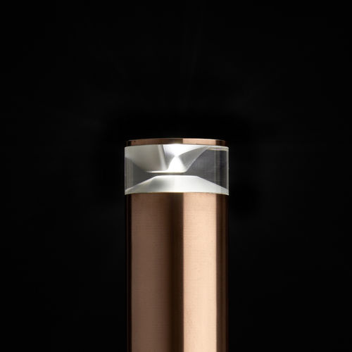Garden bollard light - ETNA 50 - PURALUCE - contemporary / aluminum / copper