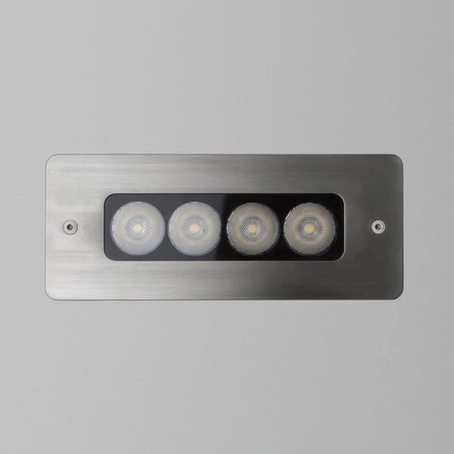Floor spotlight - DOMINO 4 - PURALUCE - recessed / LED / elliptical
