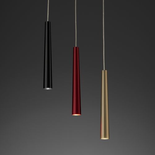 Pendant lamp - FLUTE - PURALUCE - aluminum / PMMA / contemporary