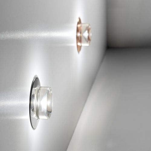 Recessed wall light fixture - AURA - PURALUCE - LED / round / IP67