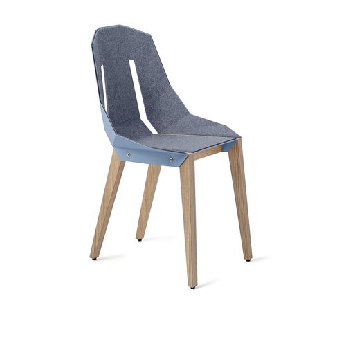 Contemporary chair - DIAGO  - Tabanda - indoor / felt / oak base